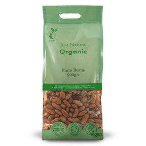 Organic Pinto Beans 500g - Greenlands Health Store