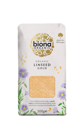 Biona Organic Linseed Gold 500g - Greenlands Health Store