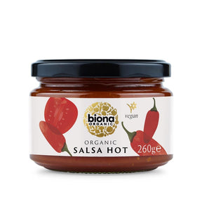 Organic Salsa Dip Hot 260g - Greenlands Health Store