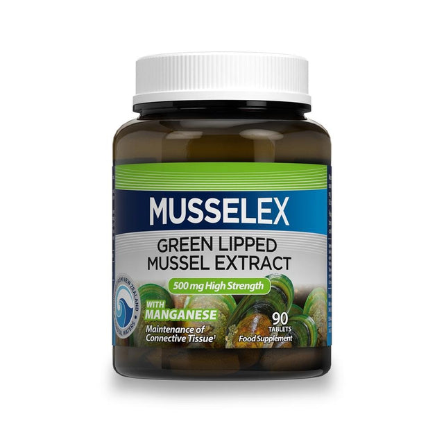 Musselex Green Lipped Mussel Extract 90 Tablets - Greenlands Health Store