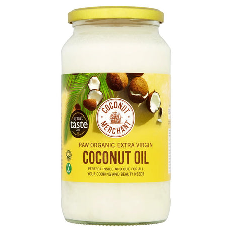 Raw Organic Extra Virgin Coconut Oil 1L - Greenlands Health Store