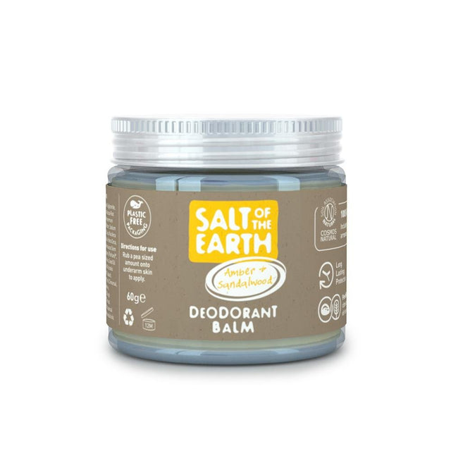 Amber & Sandalwood deodorant balm 60g - Greenlands Health Store