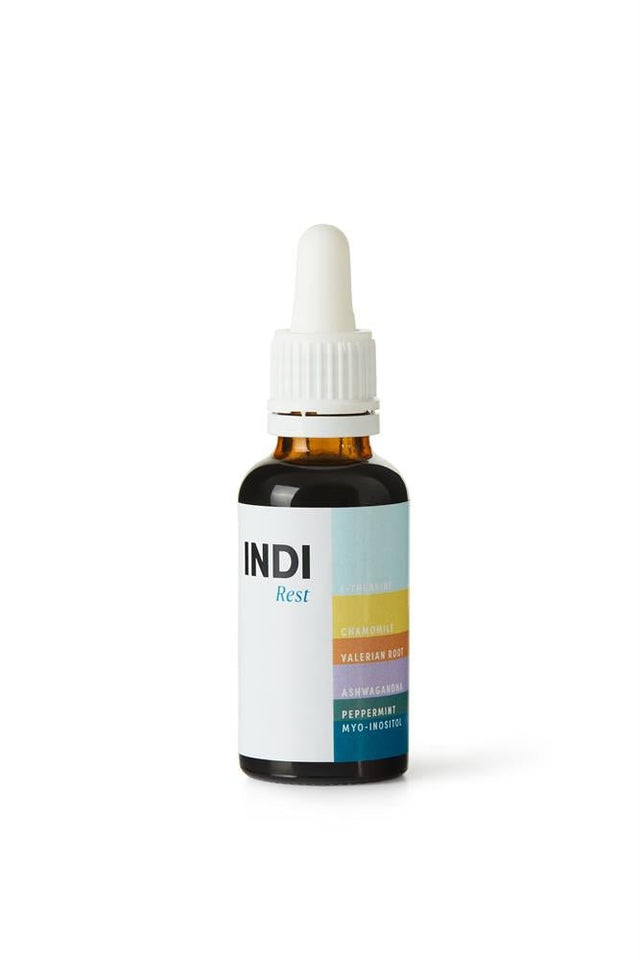 Indi Rest Natural Sleep Remedy Herbal 100% Plant 30ml - Greenlands Health Store