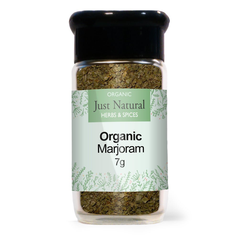 Organic Marjoram (Glass Jar) 7g - Greenlands Health Store