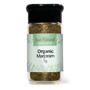 Organic Marjoram (Glass Jar) 7g - Greenlands Health Store