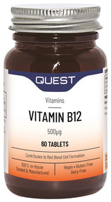 Vitamin B12 500mcg 60 Tablets - Greenlands Health Store