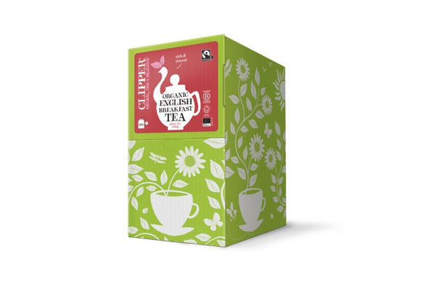 Clipper Fairtrade Organic English Breakfast 250 Envelopes - Greenlands Health Store