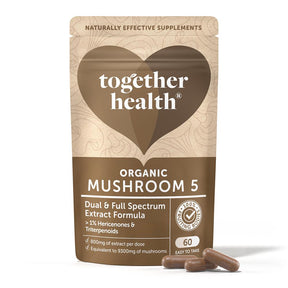 Together Health Organic Mushroom 5 Complex 60 Capsules - Greenlands Health Store