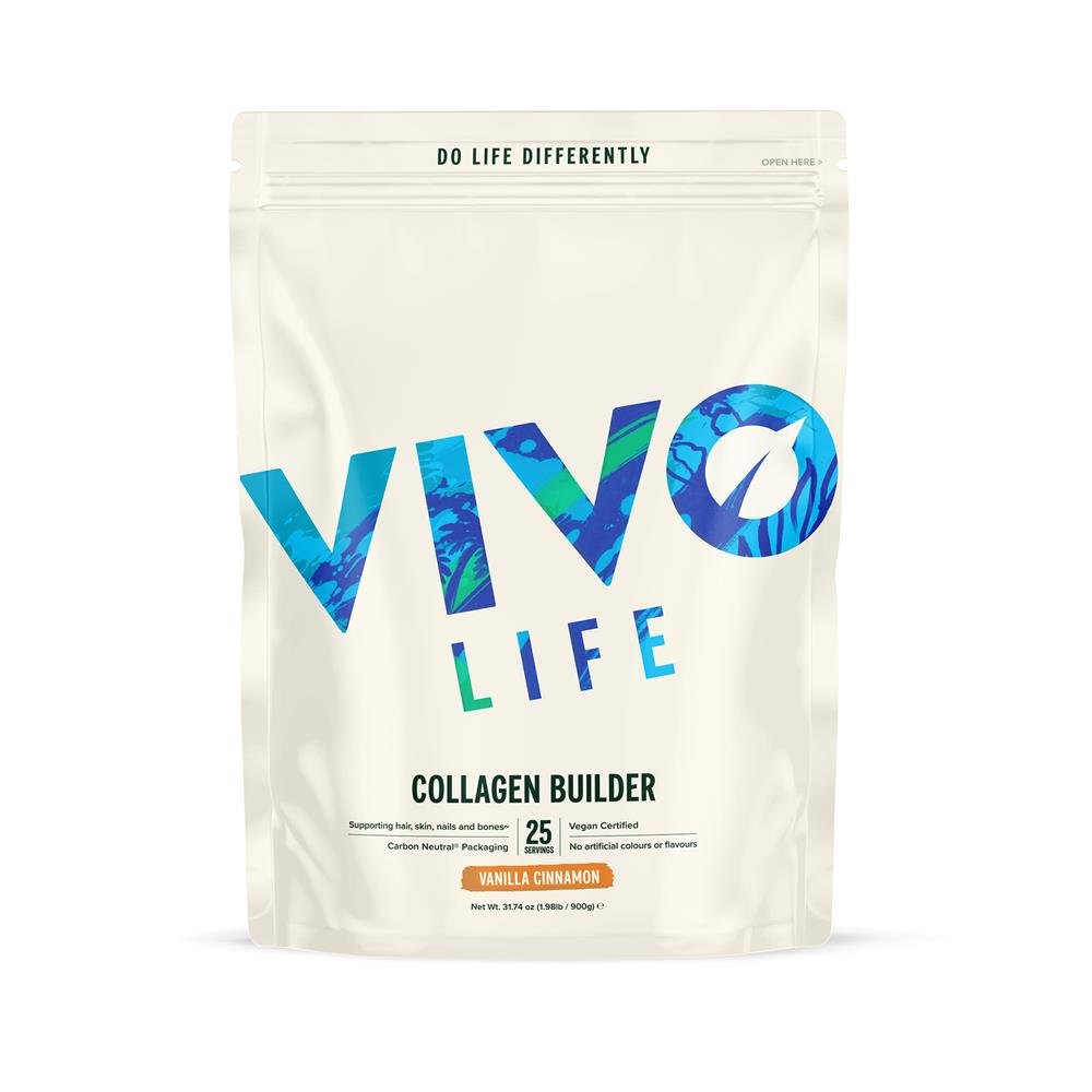 Vivo Life Collagen Builder Vanilla Cinnamon 900g - Greenlands Health Store