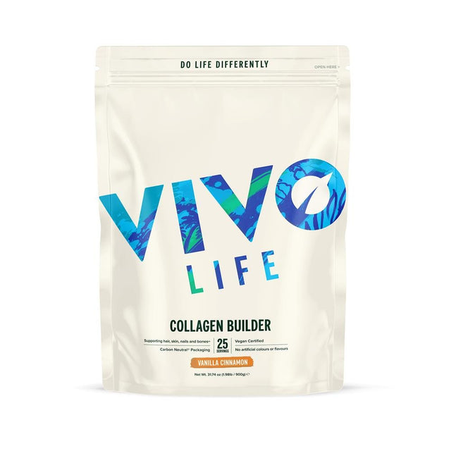 Vivo Life Collagen Builder Vanilla Cinnamon 900g - Greenlands Health Store