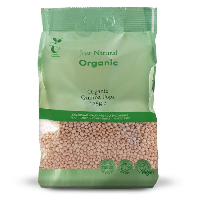 Organic Quinoa Pops 125g - Greenlands Health Store