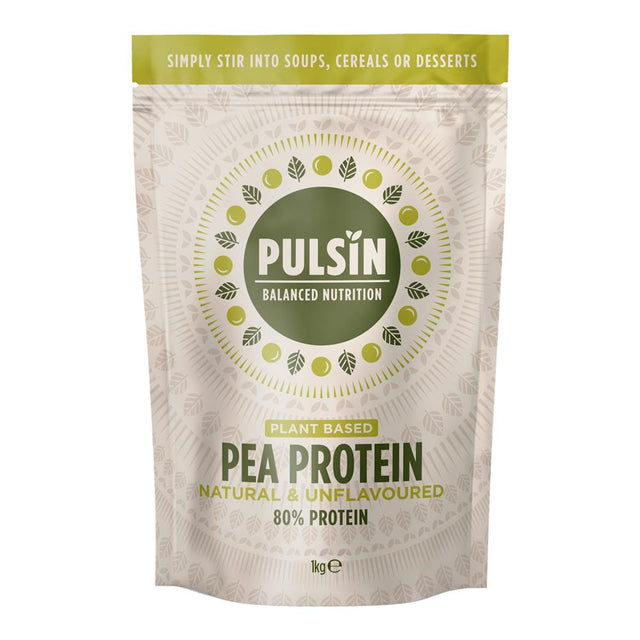 Pea Protein Isolate Powder Unsweetened 1000g - Greenlands Health Store