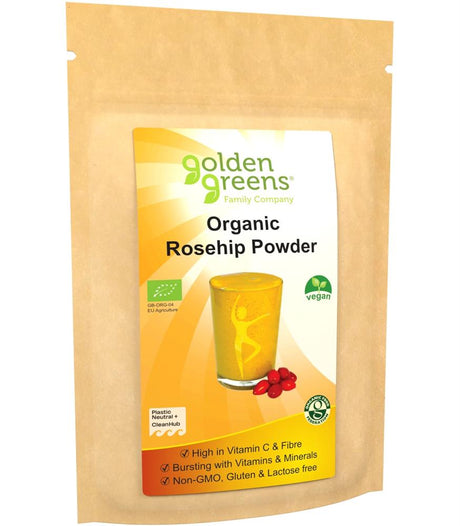 Organic Rosehip Powder 200g - Greenlands Health Store