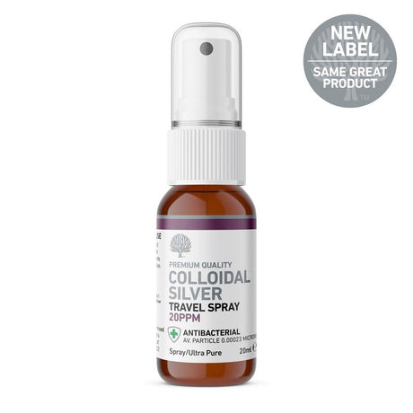 20ppm Colloidal Silver Spray Travel Size 20ml - Greenlands Health Store