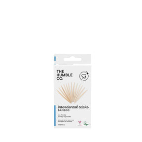 Humble Bamboo Triangular Interdental Sticks - 100 pcs - Greenlands Health Store