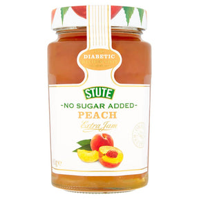 Stute No Sugar Added Peach Jam 430g - Greenlands Health Store