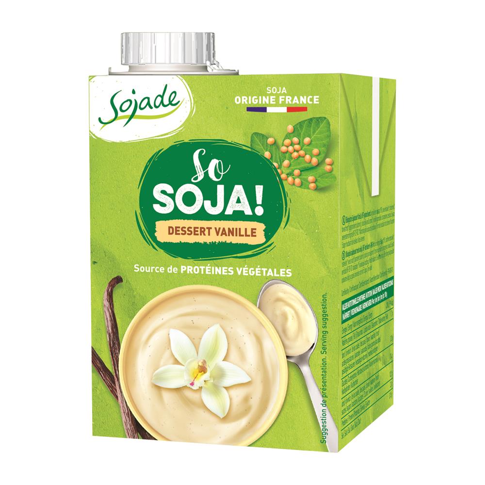 Sojade Organic Vanilla Soya Dessert 530g - Greenlands Health Store