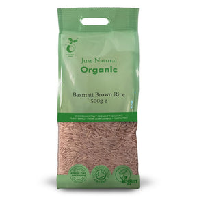 Organic Basmati Brown Rice 500g - Greenlands Health Store