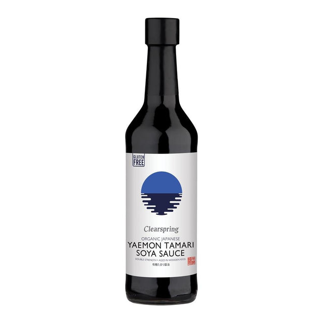 Organic Japanese Yaemon Tamari Soya Sauce - Double Strength 500ml - Greenlands Health Store