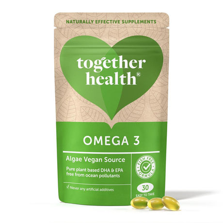 Together Algae Omega 3 DHA & EPA 30 Caps - Greenlands Health Store
