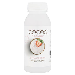 Organic Strawberry Coconut Milk Kefir 200ml - Greenlands Health Store