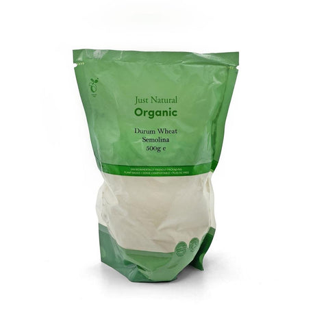 Organic Durum Wheat Semolina 500g - Greenlands Health Store
