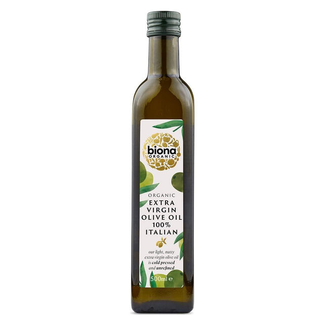 Organic Italian Extra Virgin Olive Oil 500ml - Greenlands Health Store