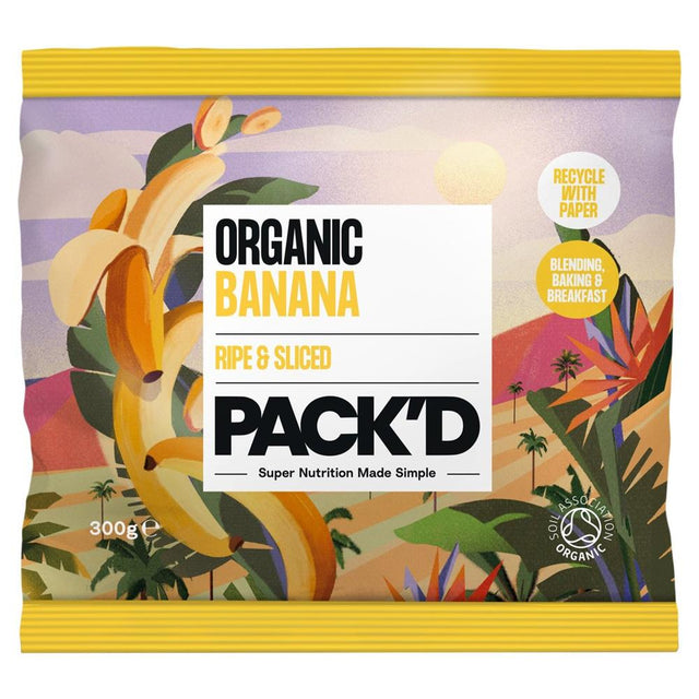 Organic Banana Ripe and Creamy Sliced 300g - Greenlands Health Store