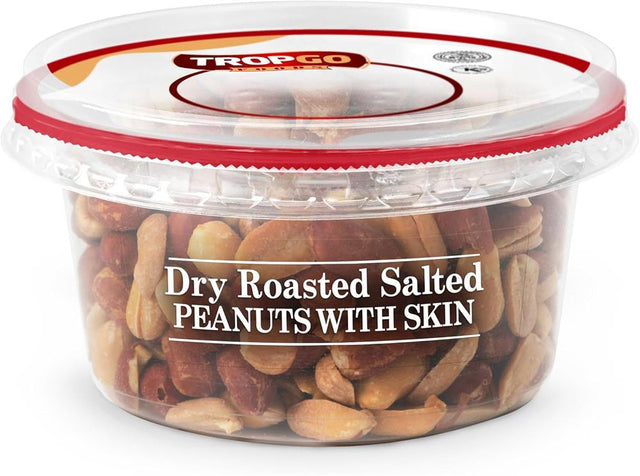 Tropgo Roasted Salted Peanuts 200g - Greenlands Health Store