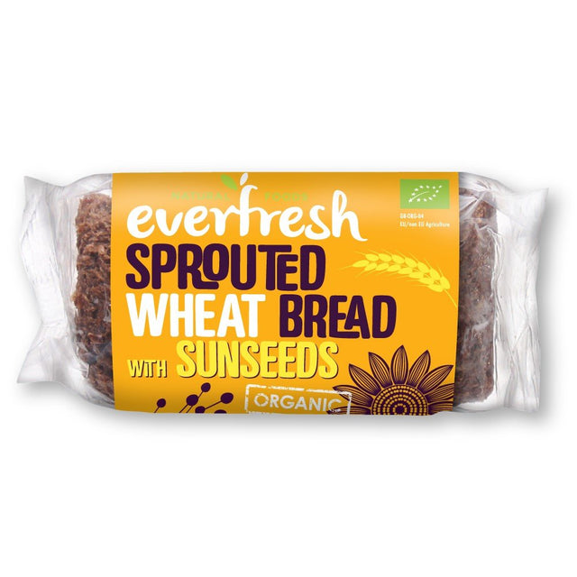 Everfresh Organic Sprouted Sunseed Bread 400g - Greenlands Health Store