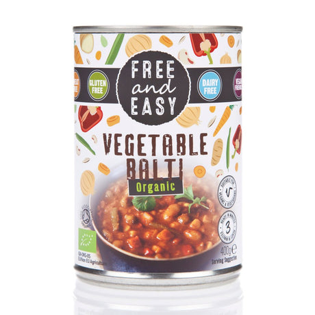 Organic Vegetable Balti Ready Meal 400g - Greenlands Health Store