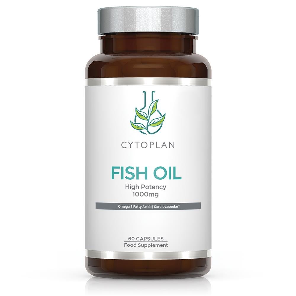 Fish Oil: High Potency Omega 3 EPA/DHA 60 Capsules - Greenlands Health Store