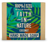 Faith in Nature Coconut Soap  100g - Greenlands Health Store