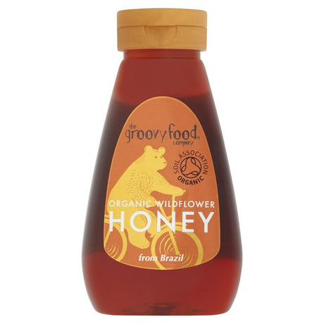 Groovy Food Squeezy Organic Brazilian Honey 340g - Greenlands Health Store