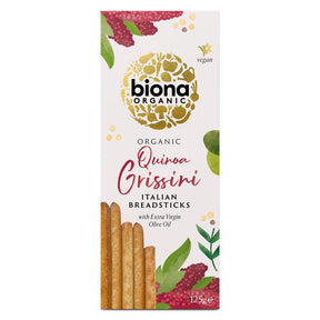 Biona Organic Quinoa Grissini 125g - Greenlands Health Store