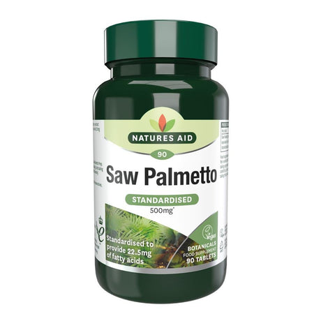 Saw Palmetto - 500mg 90 Tablets - Greenlands Health Store