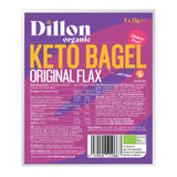 Dillon Organic Keto Bagel Original Flax 150g - Greenlands Health Store