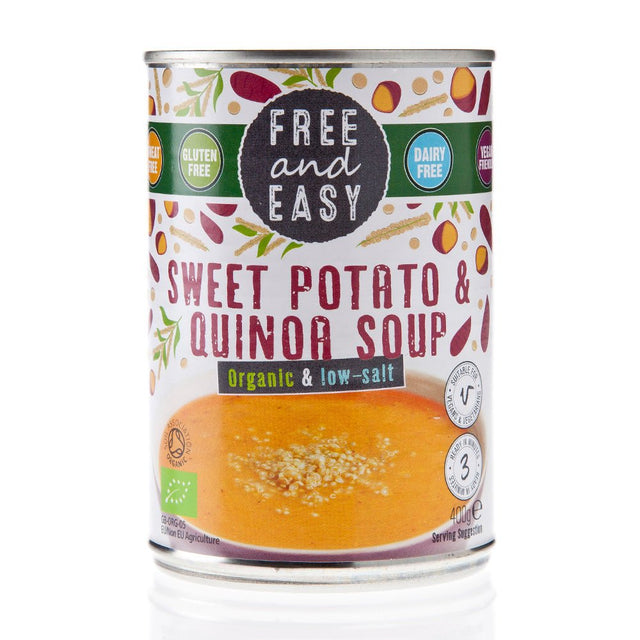 Organic Low Salt Sweet Potato & Quinoa Soup 400g - Greenlands Health Store