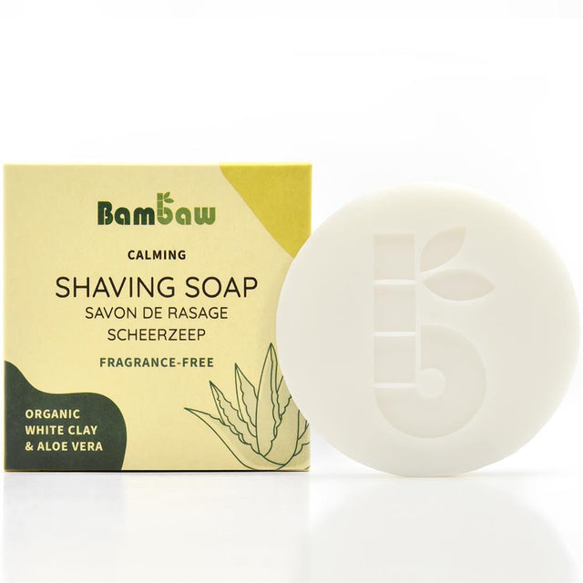 Bambaw Shaving Soap Fragrance-Free - 1 Unit - Greenlands Health Store