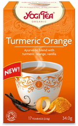Yogi Tea Turmeric Orange 17 tea bags - Greenlands Health Store