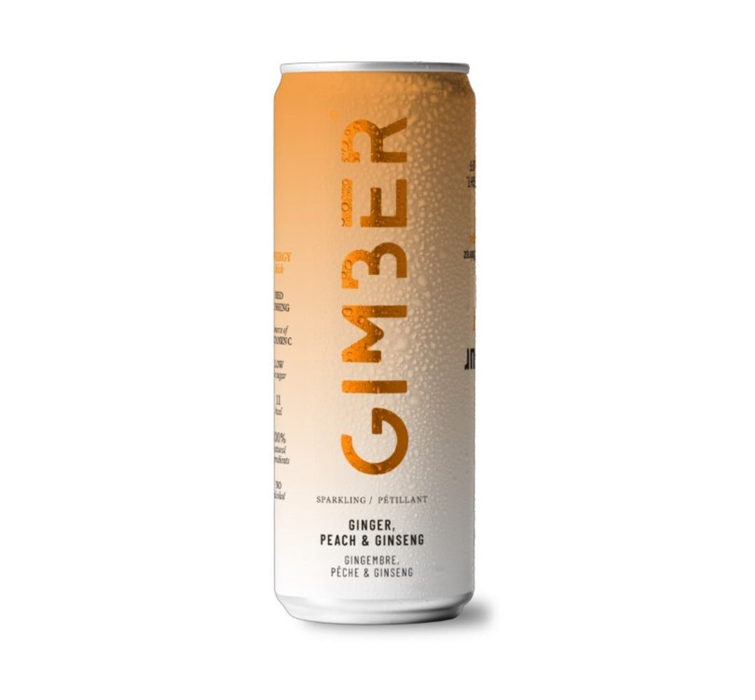 Organic Energy Ginger Sparkling Ready - To - Drink Can 250ml - Greenlands Health Store