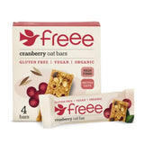 Organic Cranberries And 100% Wholegrain Oats Bars 4x35g - Greenlands Health Store