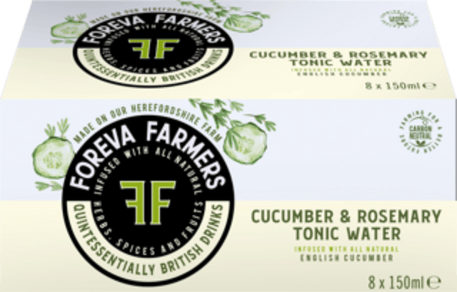 Foreva Farmers Cucumber & Rosemary Tonic Multipack 8x150ml - Greenlands Health Store