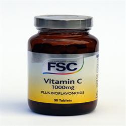 Vitamin C 1000mg+Bioflavonids 90 Tablets - Greenlands Health Store