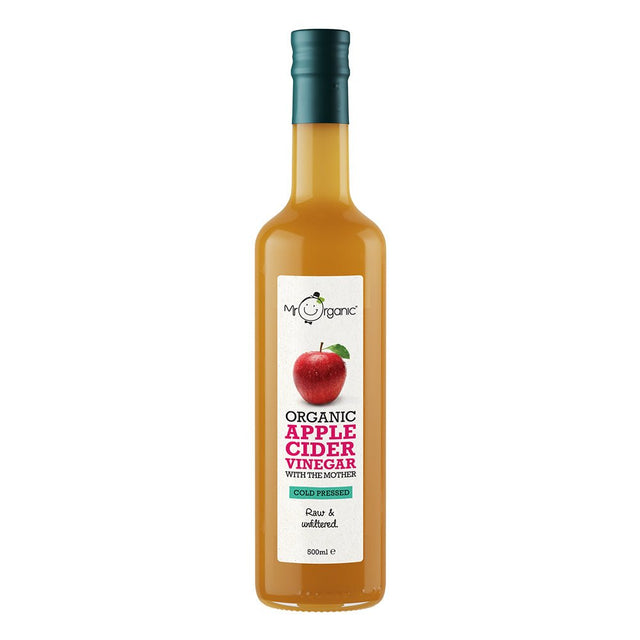 Mr Organic Apple Cider Vinegar 500ml - Greenlands Health Store
