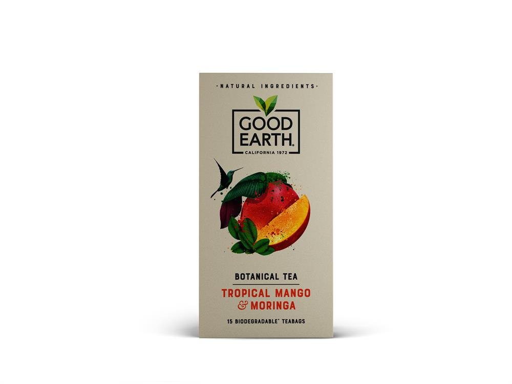 Good Earth Tropical Moringa Mango 15 teabags - Greenlands Health Store