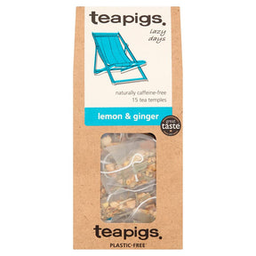 Lemon & Ginger 15 tea temples - Greenlands Health Store