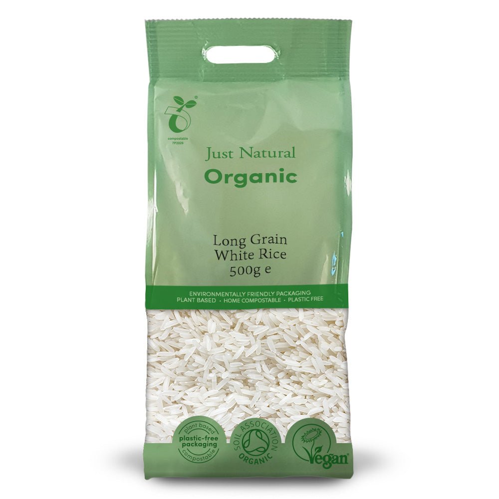 Organic Long Grain White Rice 500g - Greenlands Health Store