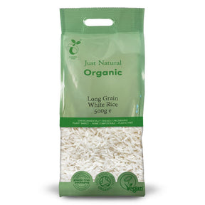 Organic Long Grain White Rice 500g - Greenlands Health Store
