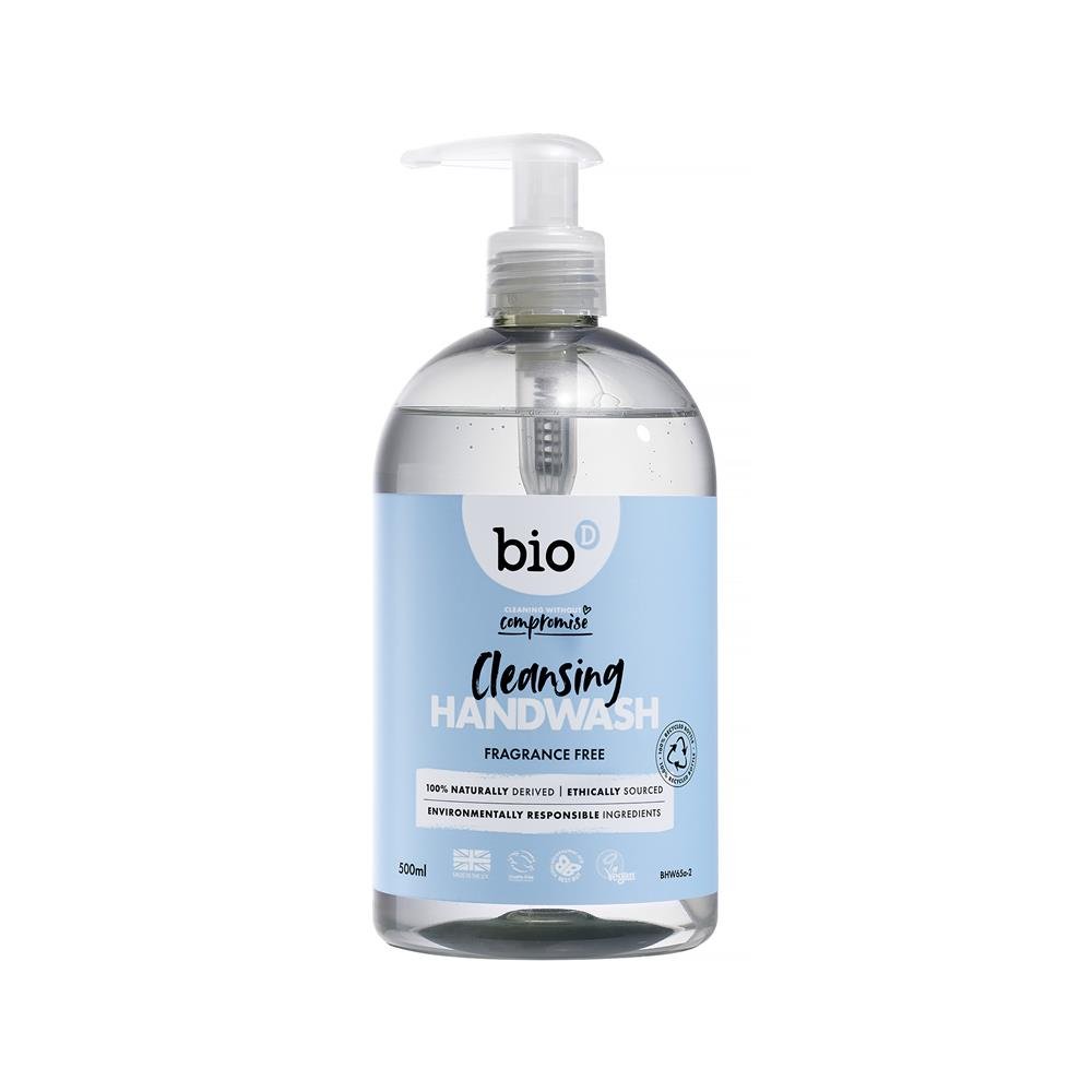 Cleansing Hand Wash Fragrance Free 500ml - Greenlands Health Store